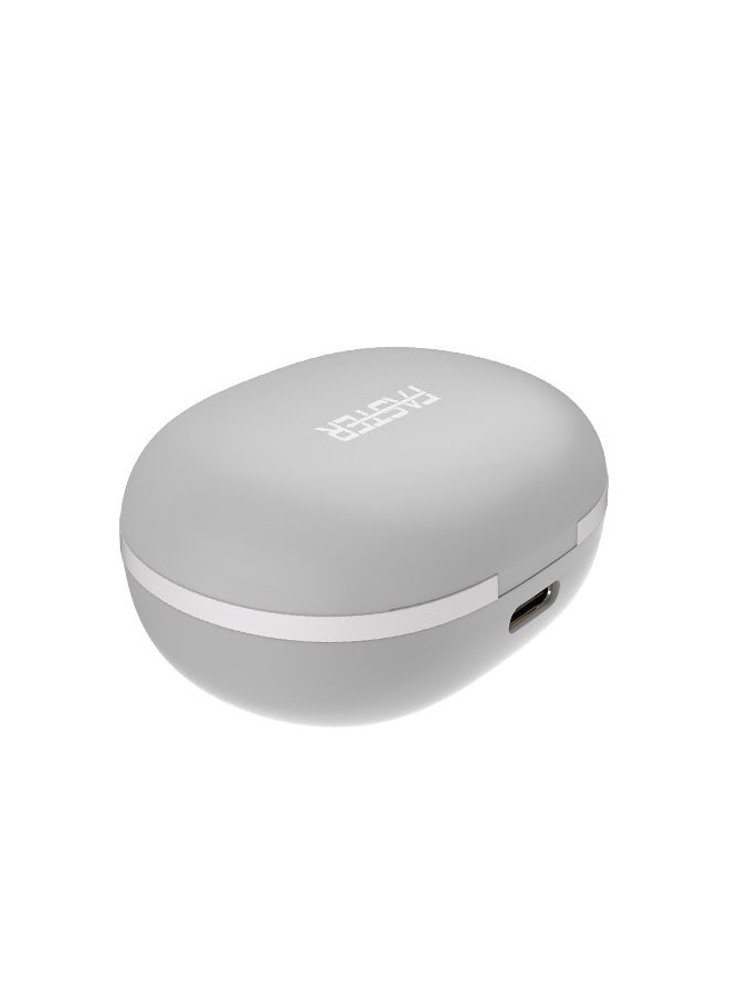 Faster - StudX Wireless Earbuds with Active Noise Cancellation (ANC) - 25 Hours Playtime with Bluetooth 5.4 - HiFi Stereo Sound Airpods - Gaming Bluetooth Earphones with Ultra-Low Latency - Deep Bass, IPX4 Water Resistant - For Exercise, Gym - Compatible with iPhone & Android (White) - Image 1