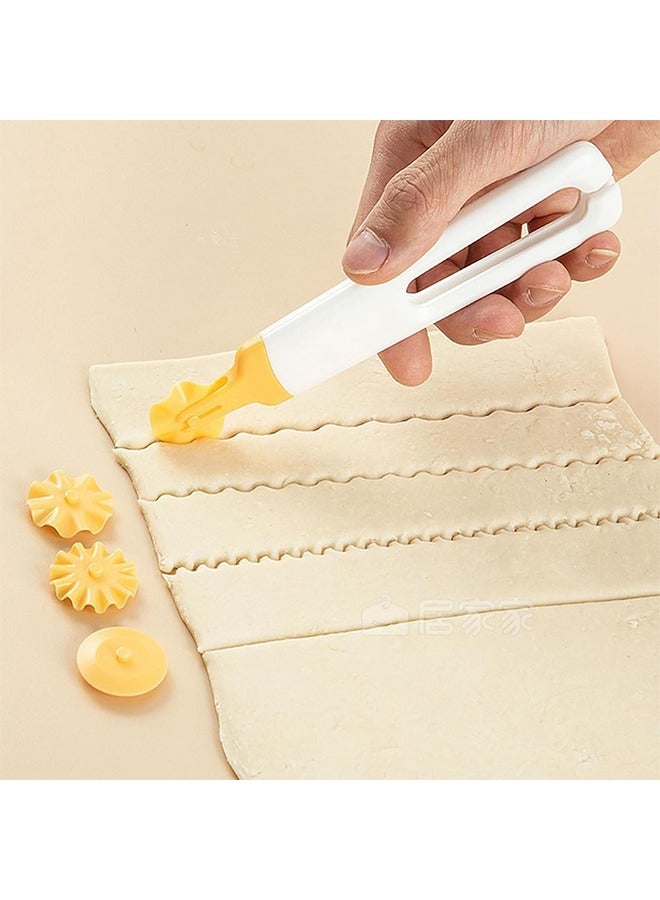 Creative Pasta Cutter,Decorative Rolling Dough Knife for Homemade Pasta & Pastry,Easy-Grip Handle & Precision Cutting for Unique Shapes - Image 3