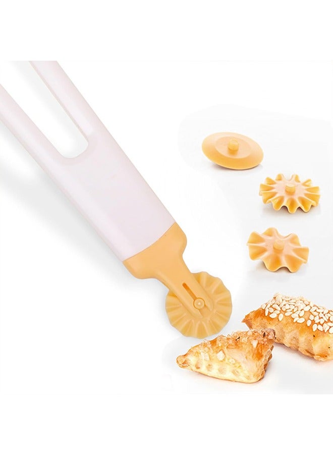 Creative Pasta Cutter,Decorative Rolling Dough Knife for Homemade Pasta & Pastry,Easy-Grip Handle & Precision Cutting for Unique Shapes - Image 4