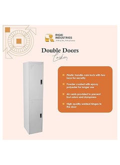 Steel 2 Doors Locker White 180x38x45cm - pzsku/Z5BBD712DABD6798CD1C7Z/45/_/1715801666/68fe7d27-85d2-43a6-ae62-b7d2b0314a6b