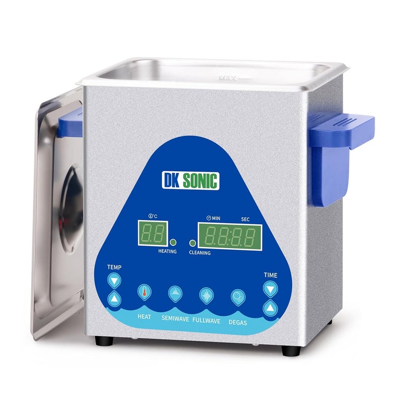 DK SONIC Ultrasonic Cleaner 2L,60W Professional Ultrasonic Jewelry Cleaner with Heater&Timer,Digital Control&Basket, Multiple Functions for Jewelry,Glasses,Chains, Watches - Image 1