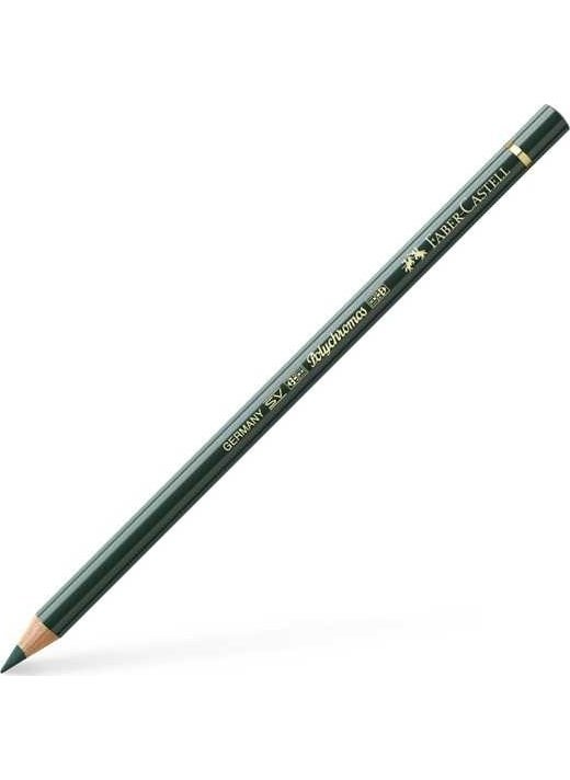 FABER-CASTELL - Polychromos Color Pencil 278 Chrome Oxide Green - Image 1