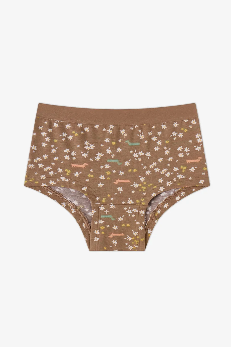 Penti PENTI Girls' Glow Dog Print Hipster Briefs