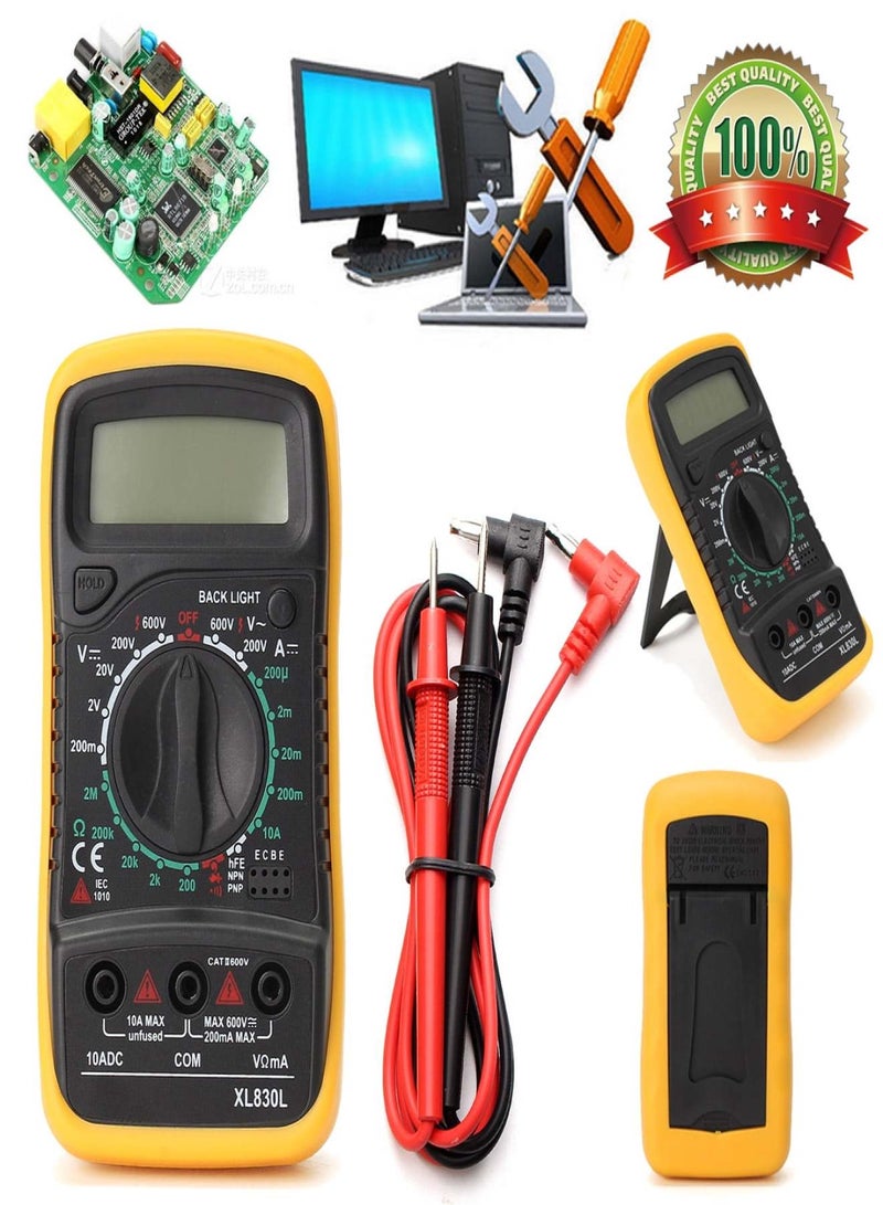 XL830L Digital Multimeter High Precision Voltage Ammeter Intelligent Portable Small Universal Meter - Image 2