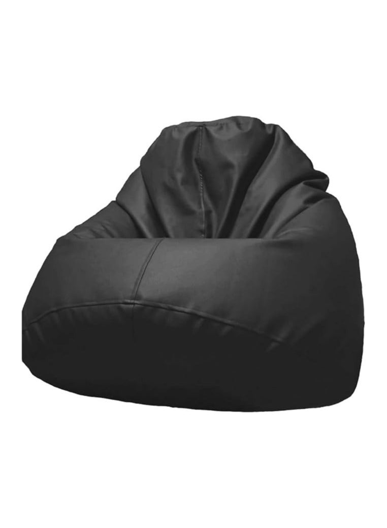 COMFY PVC BLACK ADULT BEAN BAG WITH VIRGIN BEANS FILLING - Image 3