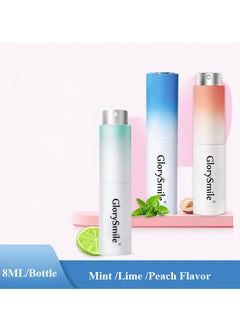 GlorySmile Multi Effect Fresh Oral Spray Oral Breath Spray Mini Portable Lasting Mouth Freshener Spray for Removing Bad Breath Mouth Freshener Spray Lime 8ml.  - Image 5