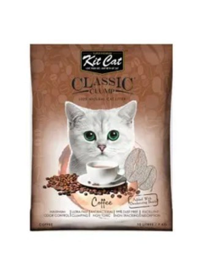 Kit Cat Classic Clump Coffee Cat Litter 10 liters
