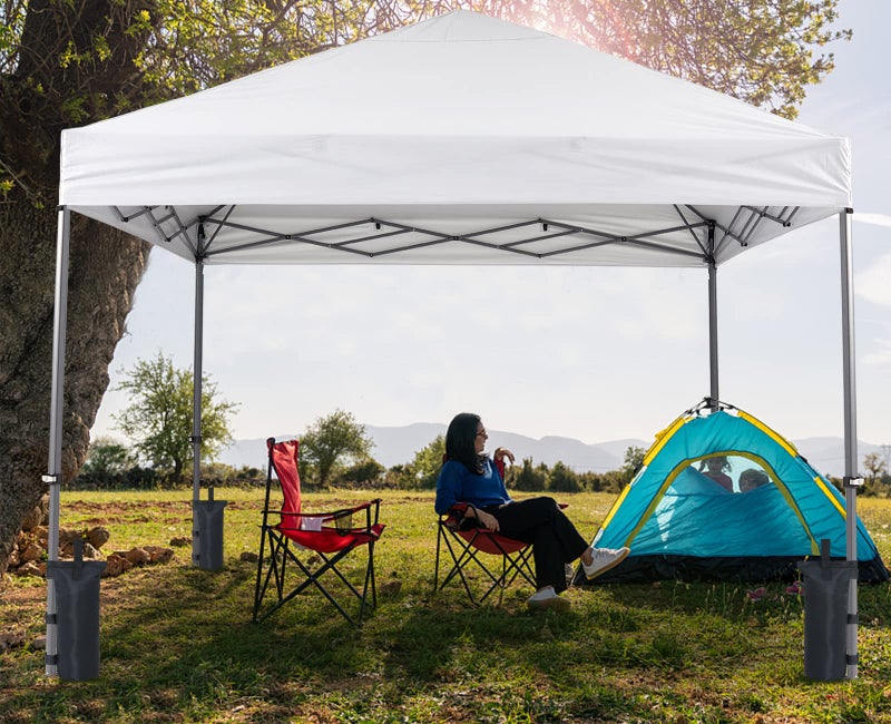 COOSHADE Canopy Tent Sand Bags Gazebo Weights Bags,4 Pack,Black,112LBS - Image 5