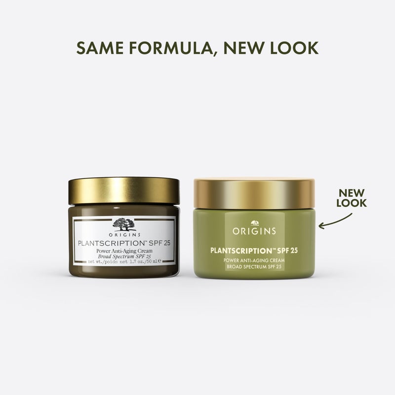 Origins Plantscription SPF 25 Power Anti-Aging Face Cream | Moisturizer with SPF to Visibly Reduce Fine Lines | With Peptides & Hyaluronic Acid, 1.7 Fl Oz - Image 2