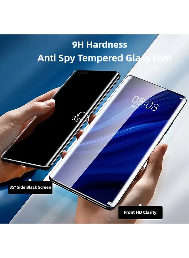 Huawei P50 Pro Anti Privacy Tempered Glass Screen Protector Dust Free - Image 3