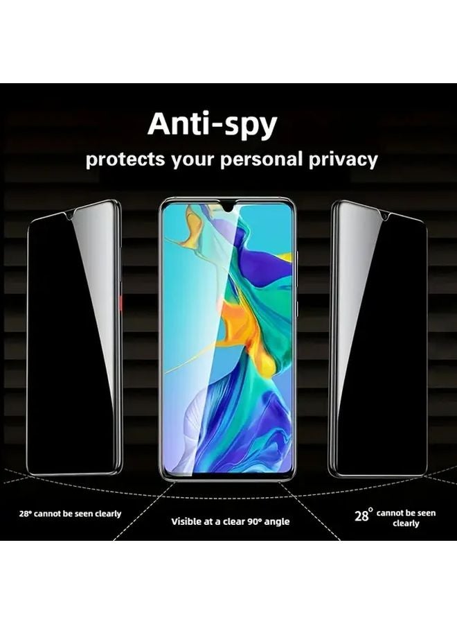 Huawei P50 Pro Anti Privacy Tempered Glass Screen Protector Dust Free - Image 4