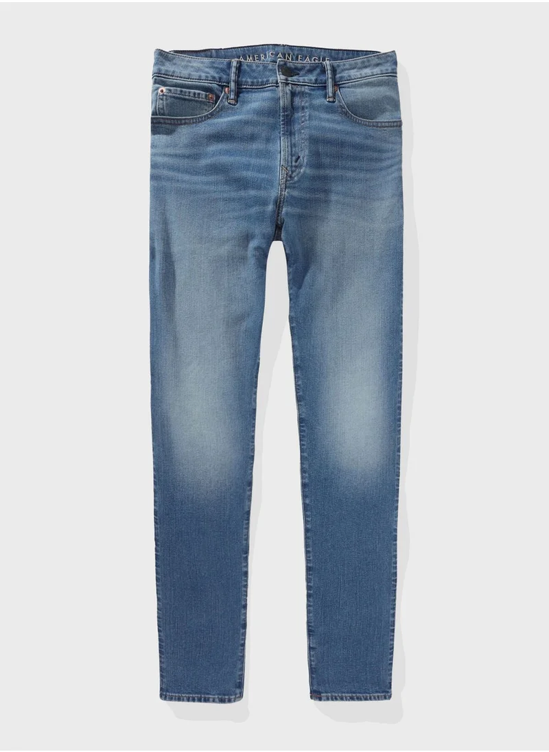 American Eagle Mid Wash Skinny Fit Jeans