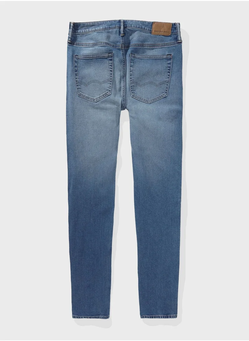 American Eagle Mid Wash Skinny Fit Jeans