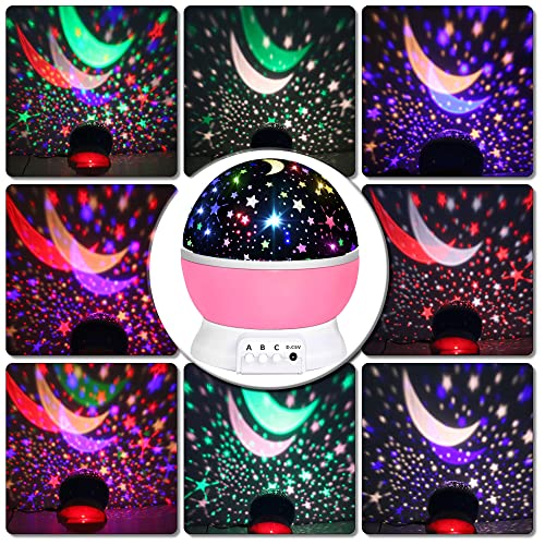 HONGID Toys for 1-10 Year Old Girls,Star Projector for Kids 2-9 Year Old Girl Gift Toys for 3-8 Year Old Girls Christmas Gift for 4-7 Year Old Boys Birthday Gift Stocking Stuffers for Kid - Image 2