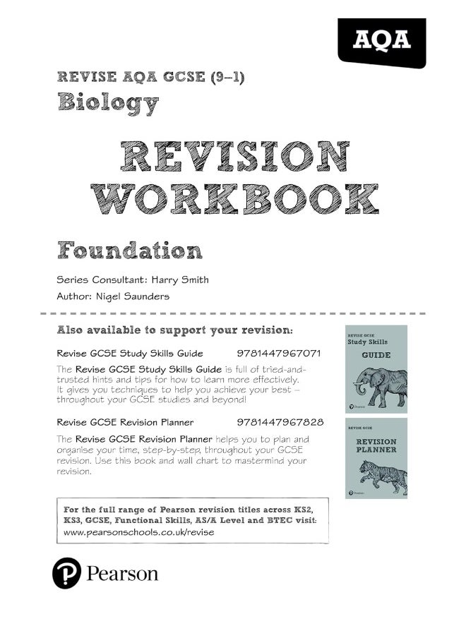 Pearson REVISE AQA GCSE (9-1) Biology Foundation Revision Workbook: For 2024 and 2025 assessments and exams (Revise AQA GCSE Science 16)  - Image 3