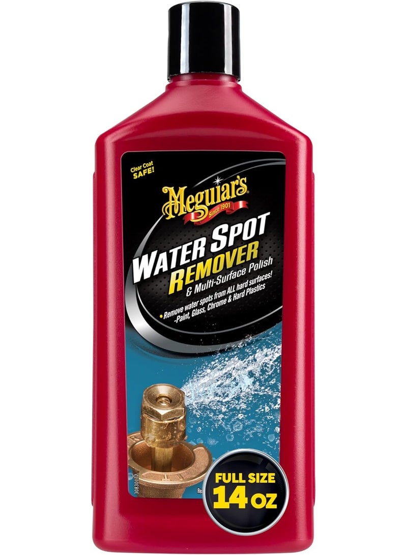Meguiar's Meguiar's Water Spot Remover, Heavy Duty Water Spot Remover for Cars, Remove Water Stains and Polish Glossy Paint with a Versatile Clear Coat Safe Formula, 16 oz