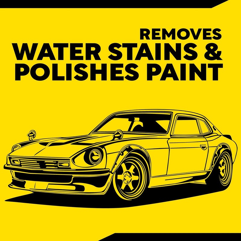 Meguiar's مزيل بقع الماء من ميغواير، مزيل بقع الماء الثقيل للسيارات، يزيل بقع الماء ويعطي لمعانًا للطلاء اللامع مع تركيبة آمنة للطلاء الشفاف، 16 أونصة - Image 4