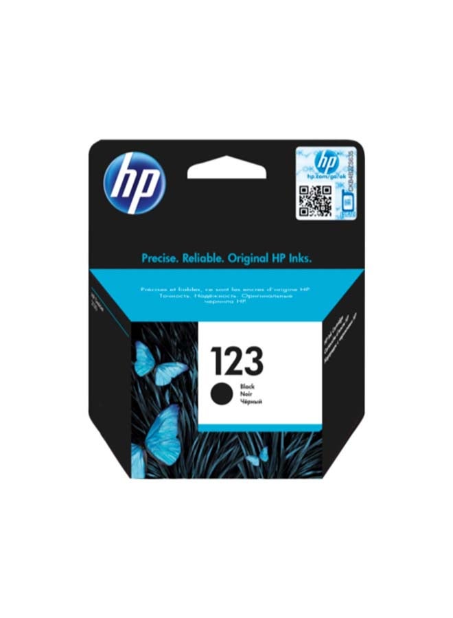HP خرطوشة حبر إتش بي 123 طراز F6V17AE أسود - Image 1