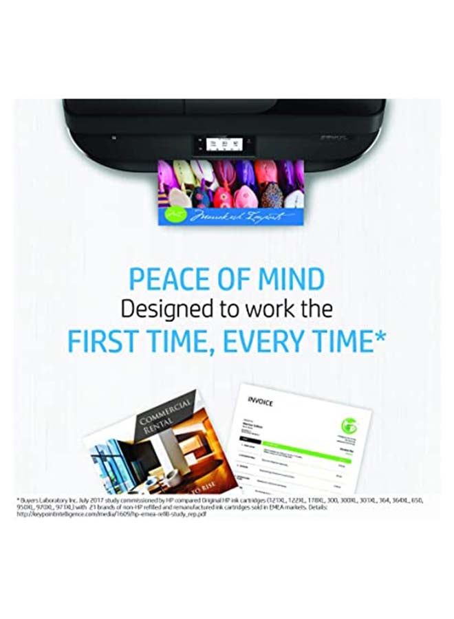 HP خرطوشة حبر إتش بي 123 طراز F6V17AE أسود - Image 4