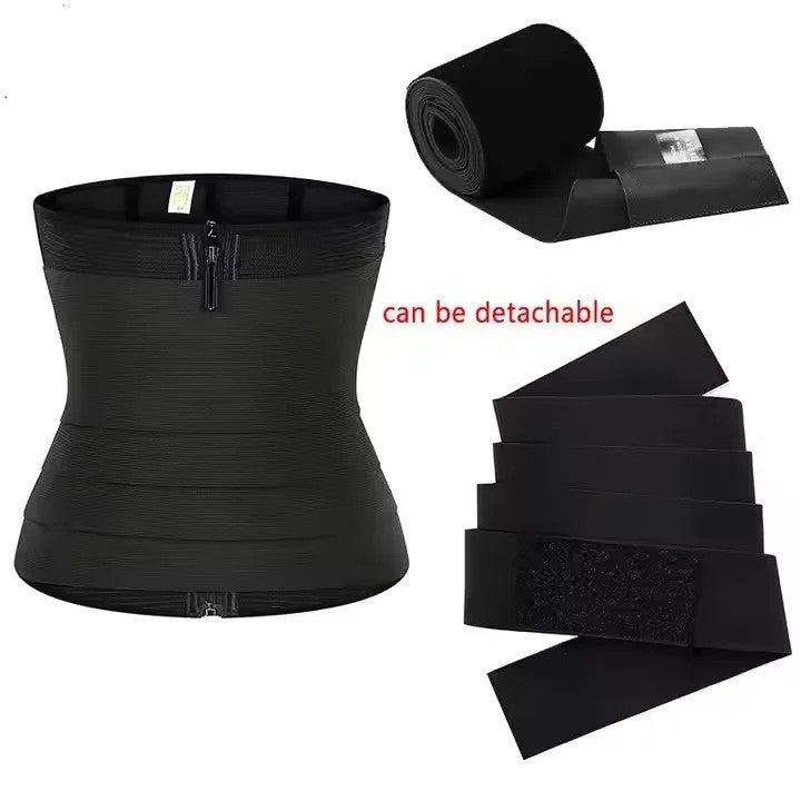 Bluejw Hot Sale Women's Slimming Workout Waist Trainer Belt - New Design Compression Shaper Waist Trimmers - Image 3