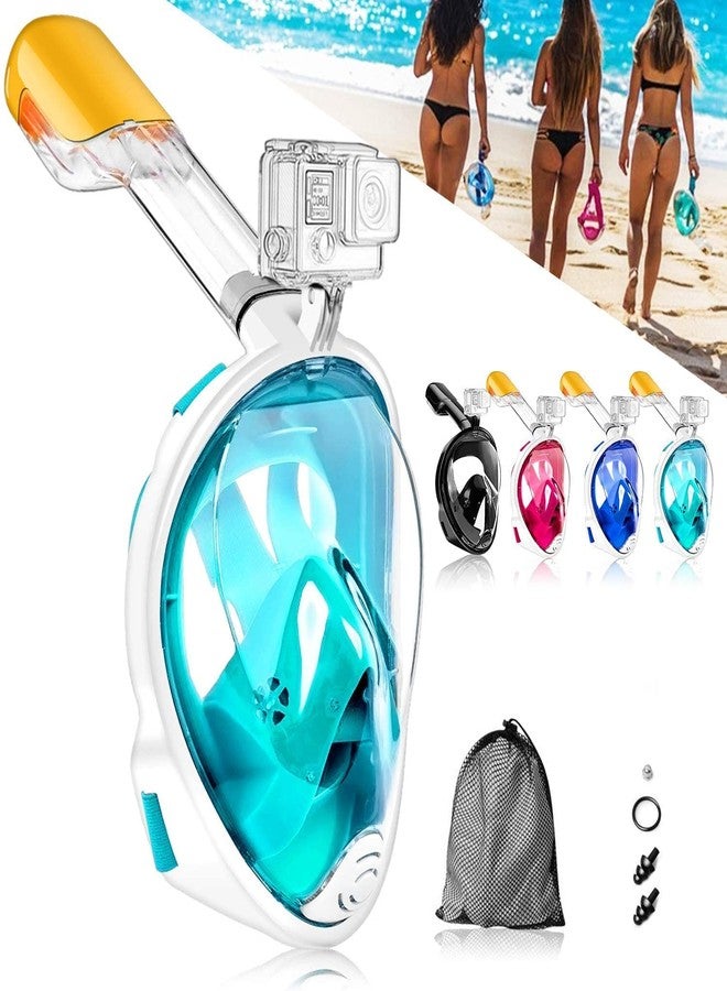 VBM Snorkel Mask with Detachable Snorkeling Mask 180 Panoramic Blue L/XL - Image 2