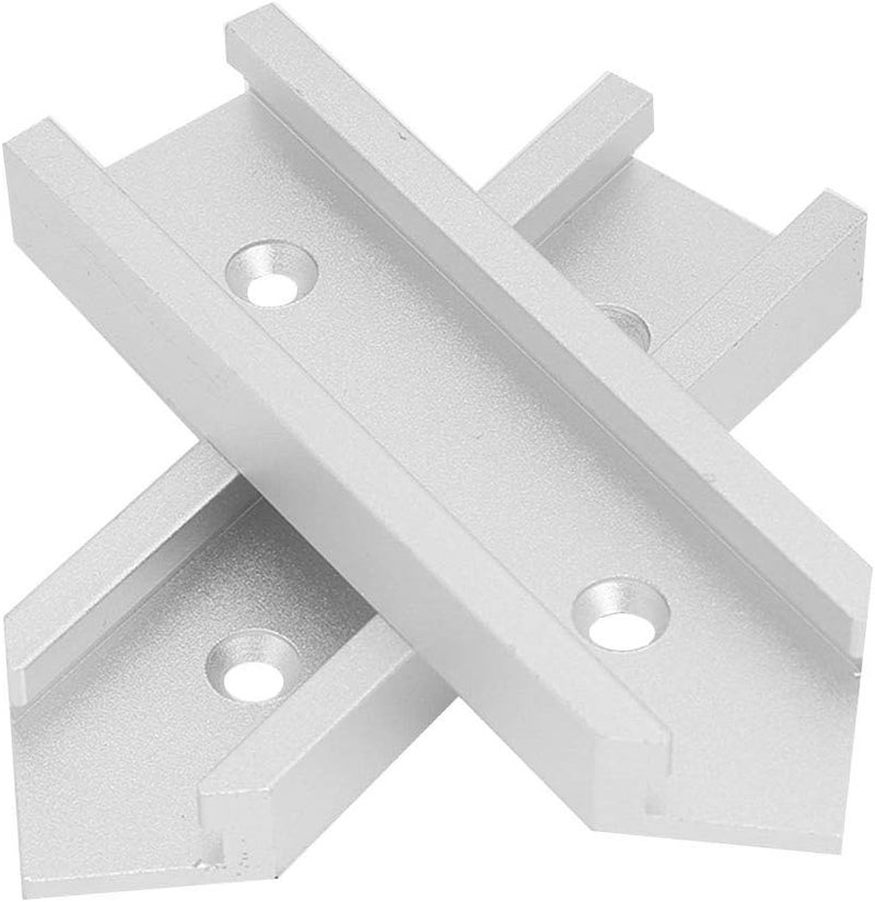 4 قطع من موصل مسار T من سبائك الألومنيوم مع انزلاق لطاولة الراوتر وأعمال النجارة DIY - Image 5