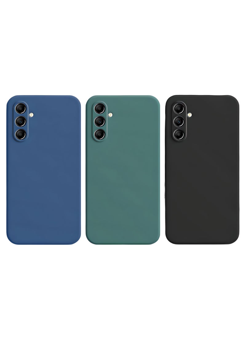 Samsung Galaxy A54 5G 3-Pack Matte Silicone Case Cover - Slim, Colorful, Good Grip (Black, Blue, Green) - pzsku/Z5BBE6CBDFC52868A5CB5Z/45/_/1705258327/de1889e7-4740-44d1-90db-0ac7793da49a