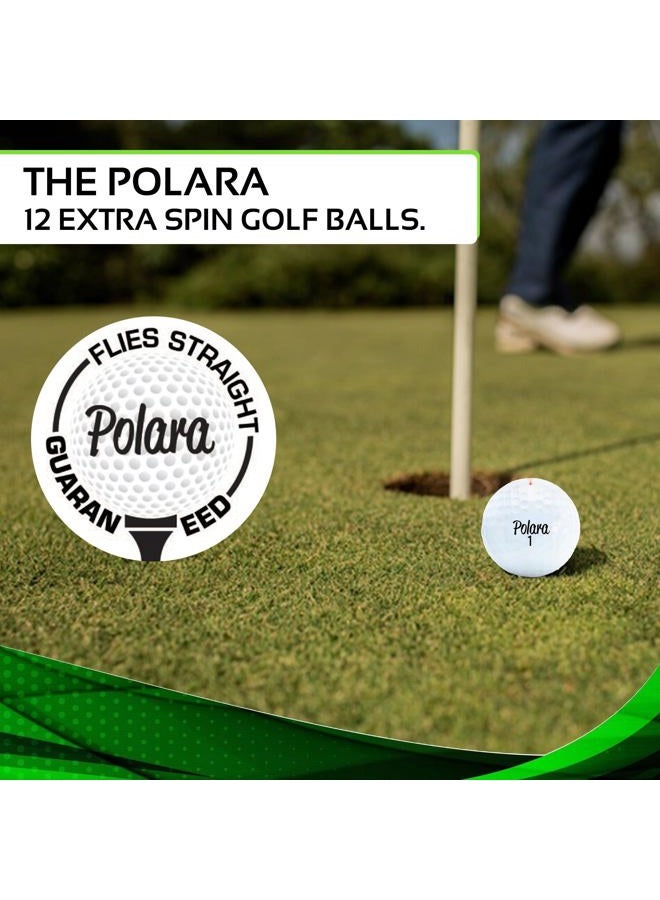 Polara  Ultimate Straight XS Self Correcting 3 Piece Golf Balls (1 Dozen) - Image 2