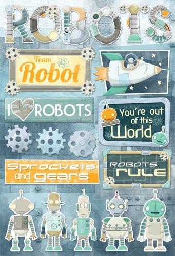 Karen Foster Design KAREN FOSTER Acid and Lignin Free Scrapbooking Sticker Sheet - Image 1