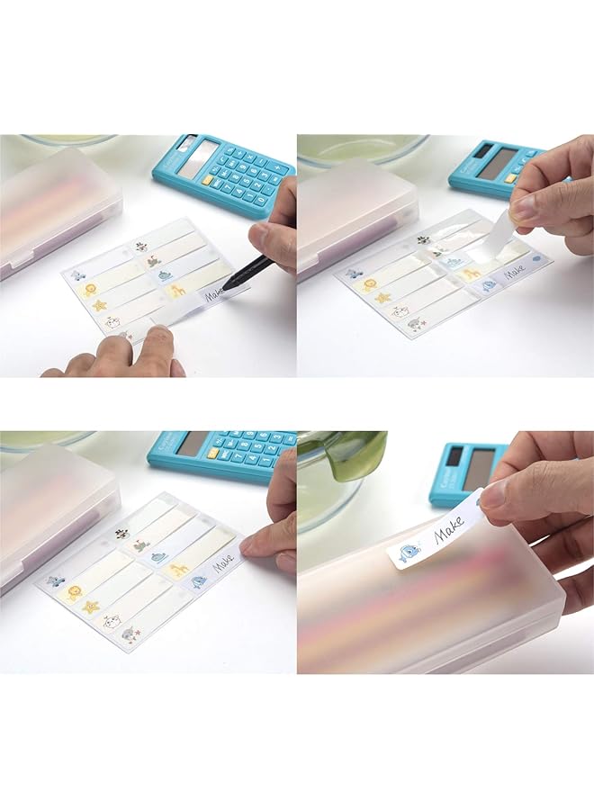 erorex Daycare Labels Name Labels For Kids Stuff 200 Pcs Baby Bottle Labels For Daycare Waterproof Self Laminating Name Label Stickers For School Supplies Water Bottles Lunch Box - Image 3