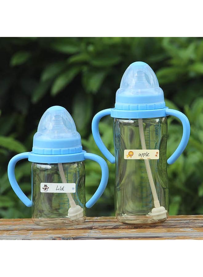 erorex Daycare Labels Name Labels For Kids Stuff 200 Pcs Baby Bottle Labels For Daycare Waterproof Self Laminating Name Label Stickers For School Supplies Water Bottles Lunch Box - Image 5