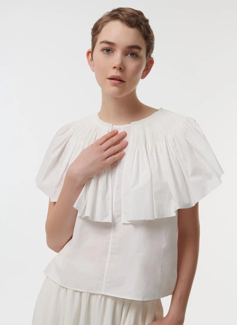 leem  Frill Cape Top for Women | Best Price UAE