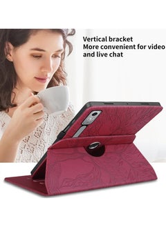 General Lenovo Tab P12 12.7 inch 2023 (TB-370FU/TB-371FC) Tree of Life Tablet Case, TPU + PU Leather 360 Degree Rotative Kickstand Cover with Auto Wake/Sleep  - Image 3