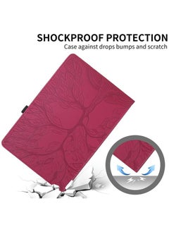 General Lenovo Tab P12 12.7 inch 2023 (TB-370FU/TB-371FC) Tree of Life Tablet Case, TPU + PU Leather 360 Degree Rotative Kickstand Cover with Auto Wake/Sleep  - Image 4