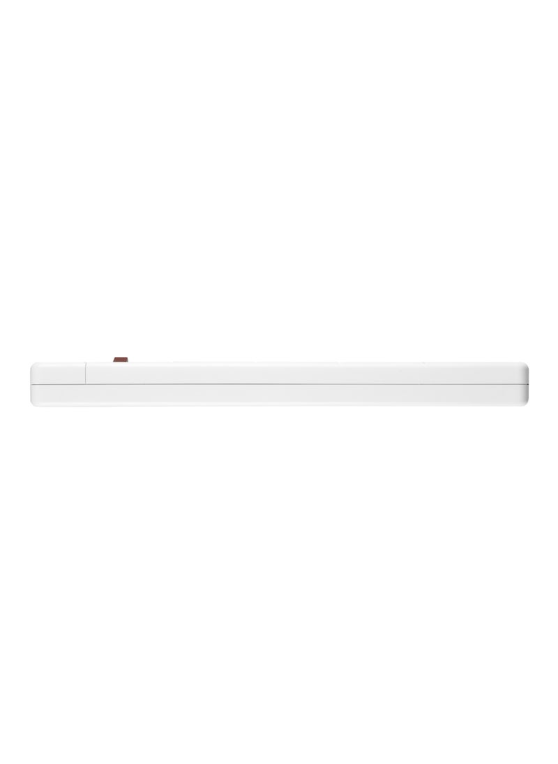 MASTERPLUG Heavy Duty Extension Lead 4 Meter 4 Sockets 13A-White  - Image 4