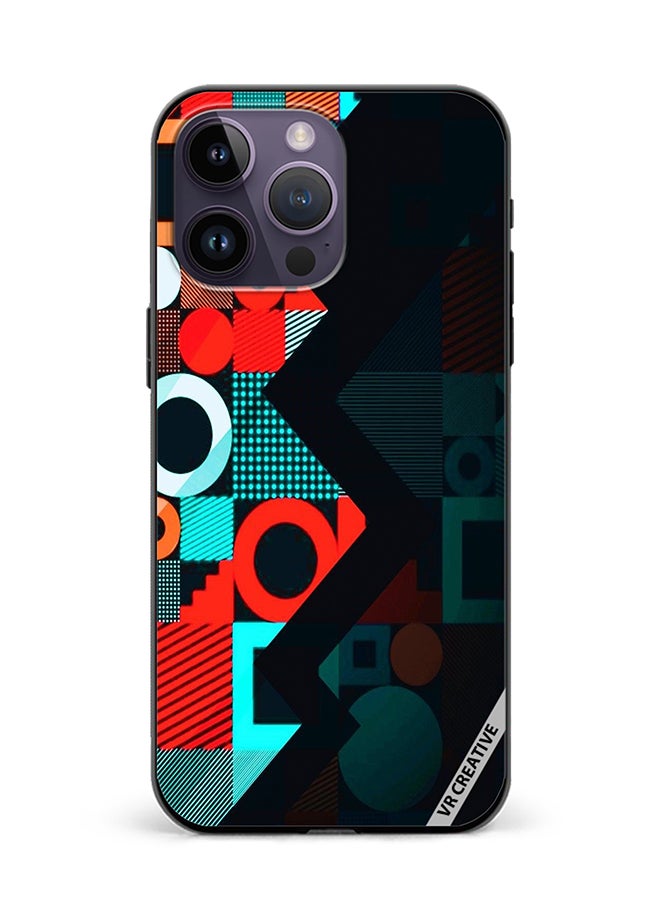 VR CREATIVE Protective Case Cover For Apple iPhone 16 Pro Texture Design Multicolour - Image 1