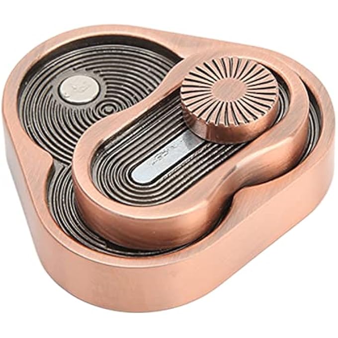 Focket Triangle Rotation Fidget Slider, Tricyclic EDC Magnetic Metal Fidget for Adults, Durable, Double Slider, Anxiety, Stress Relief, Toy, ADHD, Autism, Sensory Toy - Image 1