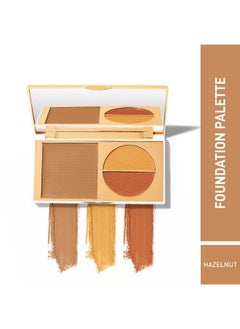 MyGlamm Total Makeover Ff Cream Foundation Palettehazelnut (Beige)5 Gm ; 5 In 1 Primerconcealerfoundationcompact With Spf 30 & Skin Tone Corrector Palette  - Image 3