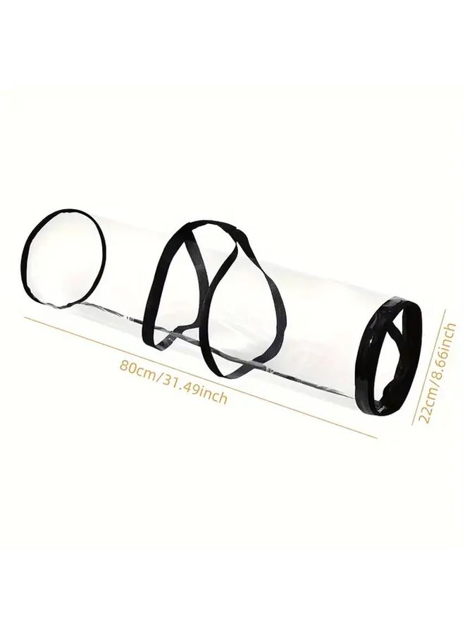 كيس تخزين ورق تغليف الهدايا الأسود من PVC مع مقابض معززة بسحاب - Image 3