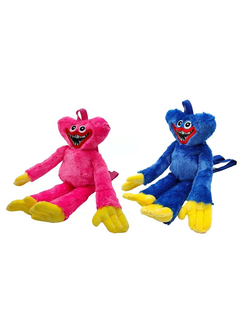 GT-Wheel Huggy Wuggy Plush Backpack Poppy Toy Big Soft Stuffed Horror Cute Funny Cartoon Bag For Kids  - Image 1