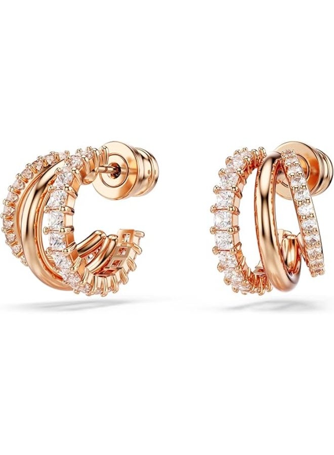 s s s Elegant Rose Gold Plated Earrings – Exquisite Design for Women - Image 3