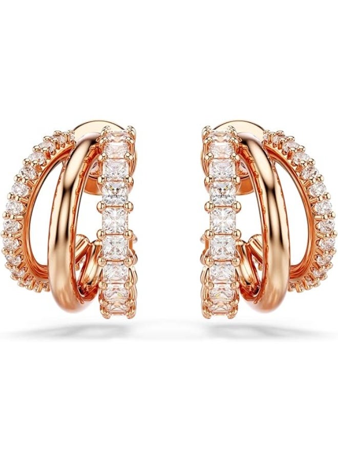 s s s Elegant Rose Gold Plated Earrings – Exquisite Design for Women - Image 2