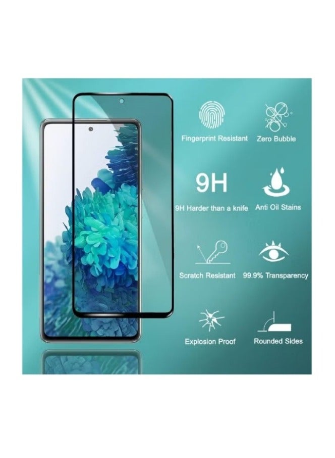 Glass Samsung Galaxy A55 Privacy Screen Protector with Camera Lens Protector, Fingerprint Unlock Support,Touch Sensitive, Bubble Free 9H Hardness Anti-Scratch Screen Protector for Samsung A55 5G (2+2 Pack) - Image 3