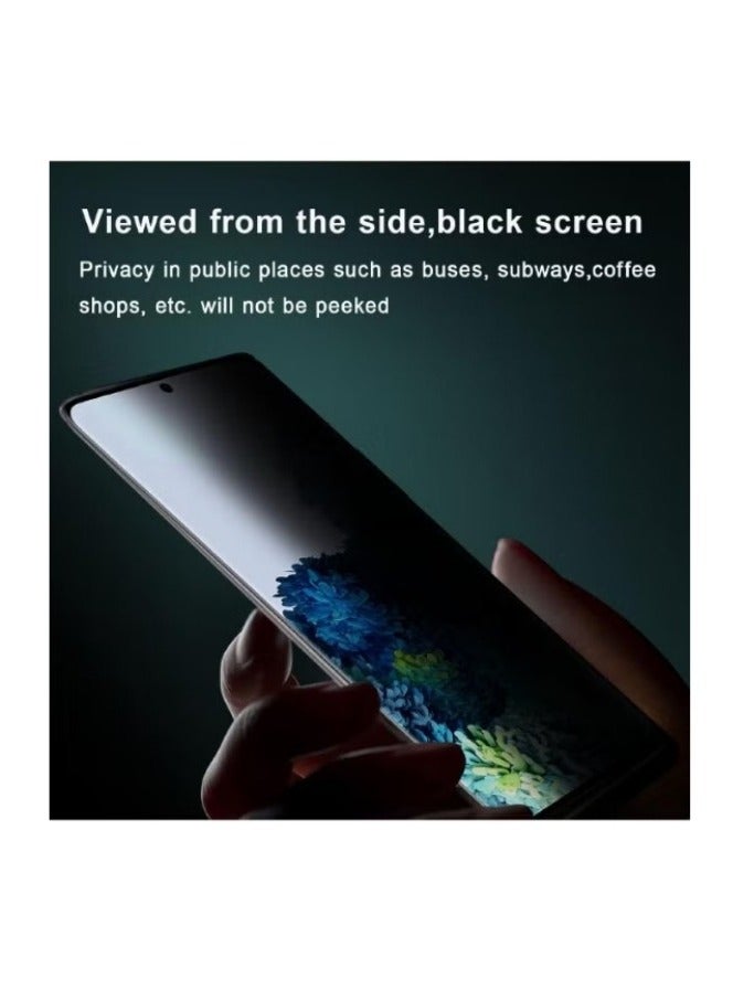 Glass Samsung Galaxy A55 Privacy Screen Protector with Camera Lens Protector, Fingerprint Unlock Support,Touch Sensitive, Bubble Free 9H Hardness Anti-Scratch Screen Protector for Samsung A55 5G (2+2 Pack) - Image 5