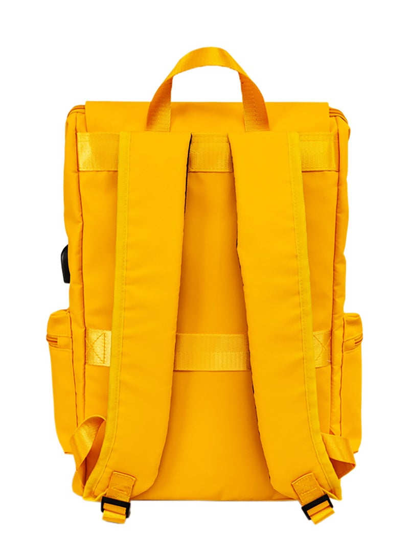 Anemoss Anemoss Laptop Backpack, Waterproof Backpack for Women and Men, Work Bag with Laptop Compartment, 15 inch Laptop and Notebook, for Travel - Hiking, Yellow  - Image 3