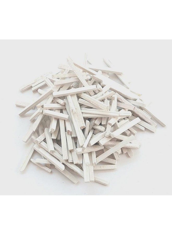 Generic Slate Pencils White Color Natural Chalk For Writing 46 Mm Thick (250 Grams)  - Image 1