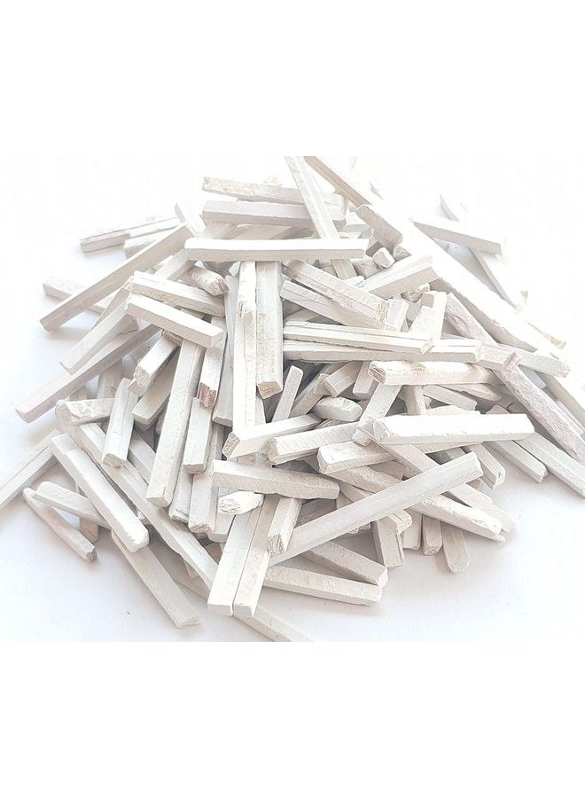 Generic Slate Pencils White Color Natural Chalk For Writing 46 Mm Thick (250 Grams)  - Image 3
