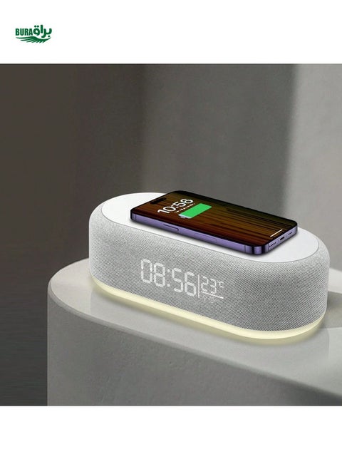 Wireless Charging Station Digital Alarm Clock For Bedroom Temperature Display 15W Wireless Charger Dock With Night Light Compatible With IPhone 15/14/13/12/11/X/SE/8 Series Alarm Clock With Wireless Charging For Apple IPhone, IPad,Android Phone ,Wireless Fast Charging,Weekend Mode, Snooze,LED Clocks For Bedroom, Bedside,Sunrise Alarm Clock, Wake Up Light For Bedrooms,Gifts For Family,Friends,Kids,Birthday,Christmas, Winter, ,Girlfriend,Boyfriend