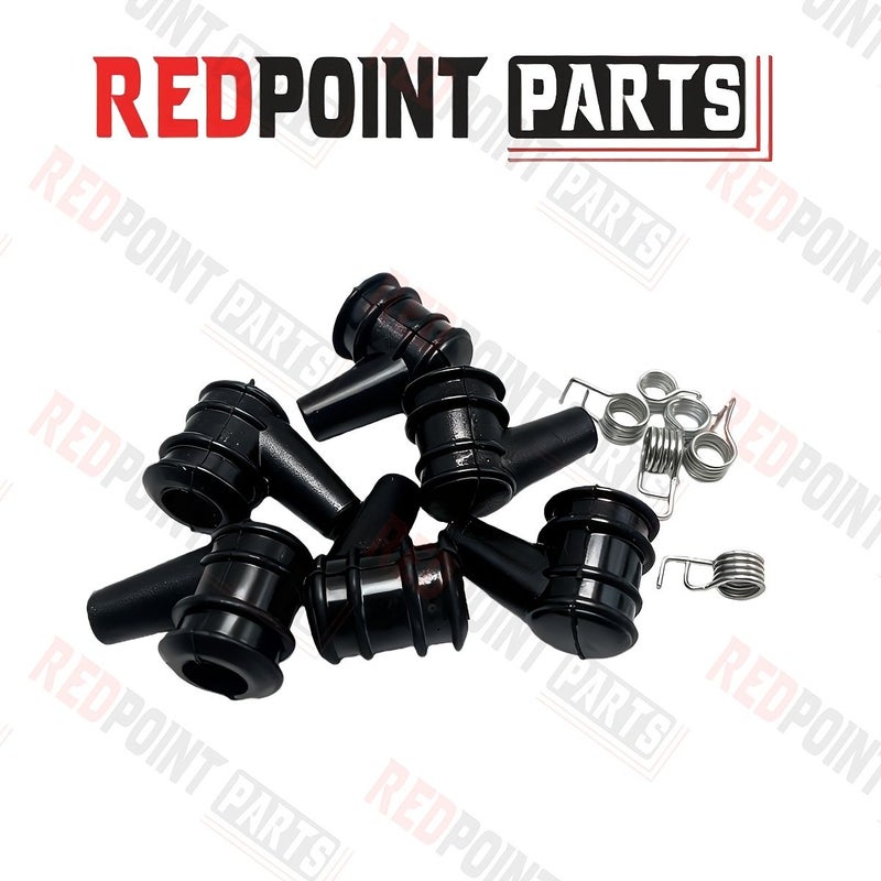6 Pcs Spark Plug Boot Connector Kit With Spring Rubber Cap For 2 Stroke Chainsaw 4500 5200 5800 - Image 5