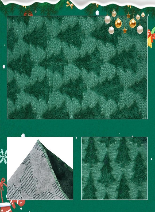 PRRPRR Christmas Table Runners 13x72 Inch, Christmas Trees Table Decorations for Kitchen Dinning, Indoor Outdoor Dinner Party Decor (Green) - Image 3